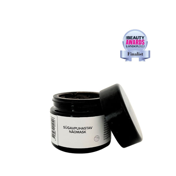 Masque visage purifiant senteur orange, ail noir & tourbe, 50 ml