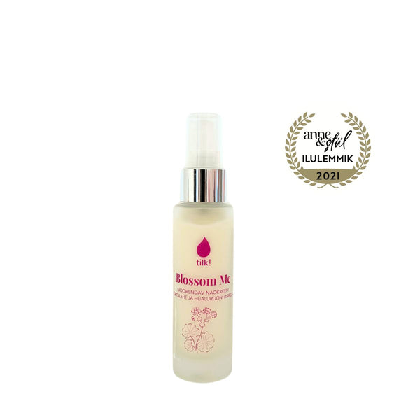 Blossom Me — Crème visage anti-stress alchémille & acide hyaluronique, 50 ml