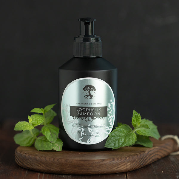 Shampoing bio menthe poivrée & bergamote, 200 ml