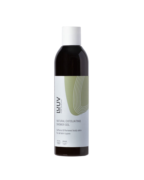 Gel douche exfoliant naturel, 200 ml